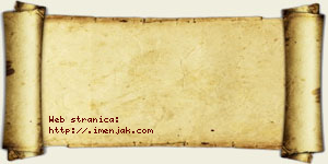 Olga Bzeničanin vizit kartica